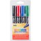 Uchida DecoColor Chisel Tip Acrylic Paint Markers 4/Pkg-Black, Red, Blue & Green
